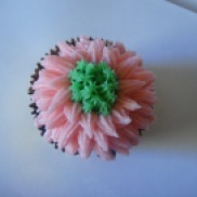 Cupcake flor de pompón
